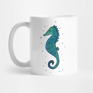 Seahorse with bubbles and stars Mug